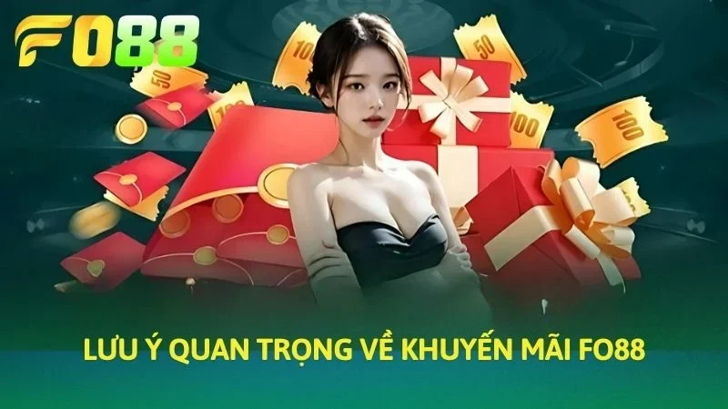 Lưu ý quan trọng về khuyến mãi FO88