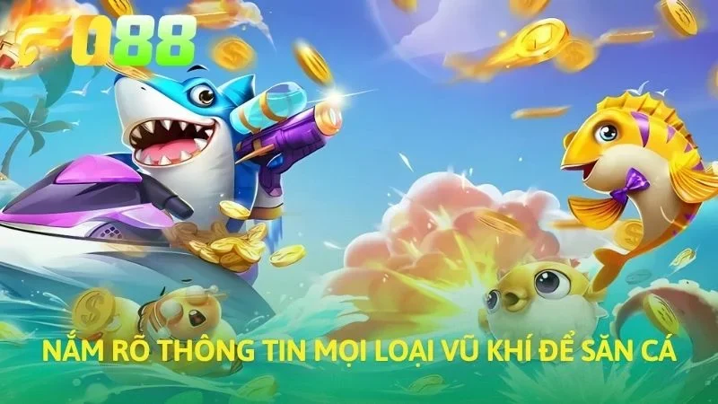 Nắm rõ thông tin mọi loại vũ khí để săn cá