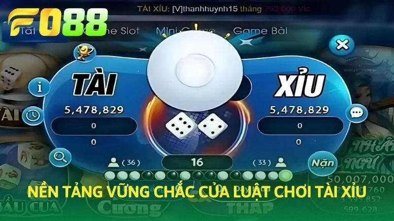 Nền tảng vững chắc của luật chơi tài xỉu