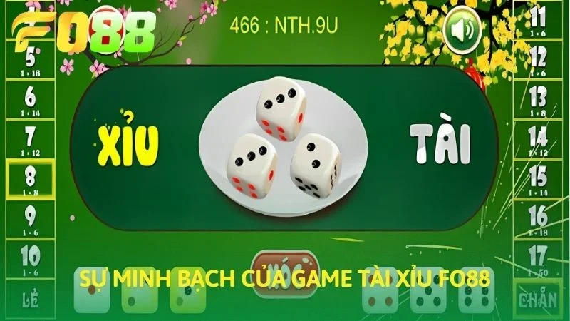Sự minh bạch của game Tài xỉu FO88